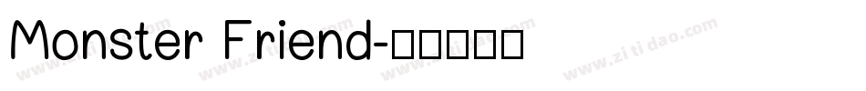 Monster Friend字体转换
